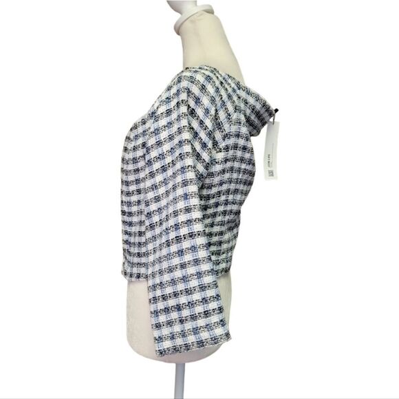 Zara textured off the shoulder crop top - Picture 6 of 13